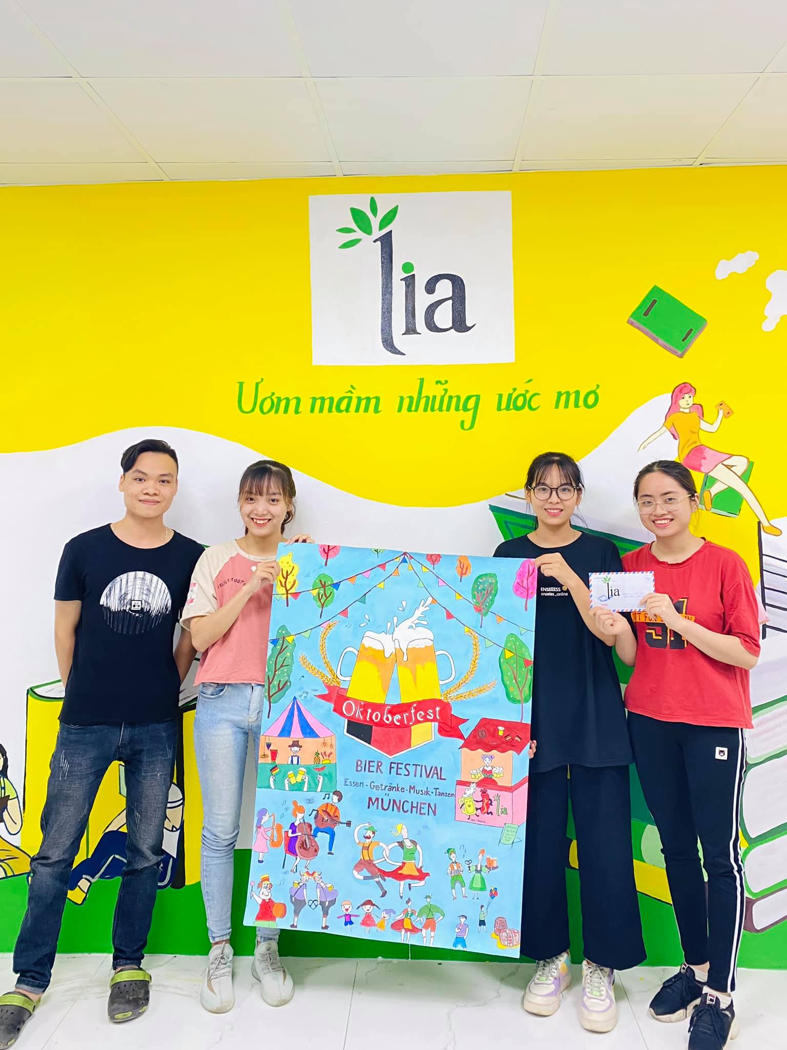 Thông báo kết quả cuộc thi vẽ báo tường: "Wir malen unsere Träume" 13 Cùng LIA du học Đức nghề điều dưỡng