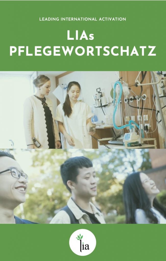 LIA Deutsch Pflege B2 – Grundkenntnisse für die Pflege 1 Sổ tay từ vựng chuyên ngành điều dưỡng Đức - Việt