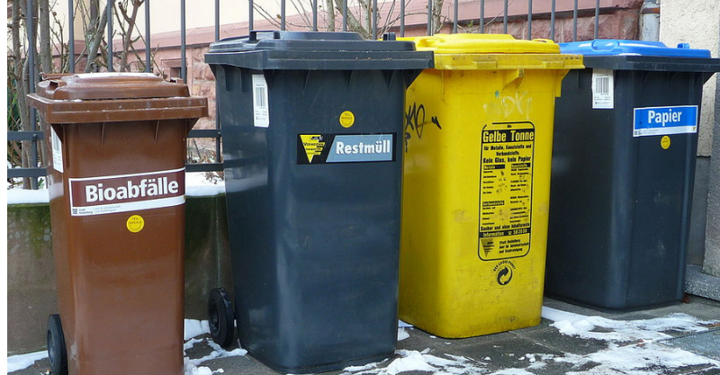 phân loại rác thải tại Đức