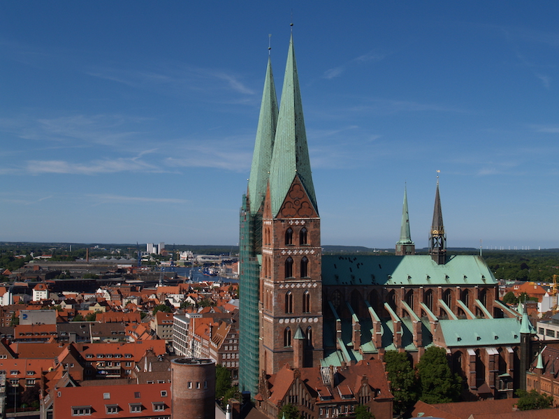 Germany Luebeck overview north