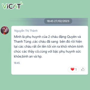Vicat trong mắt Phụ huynh và Học viên 31 69