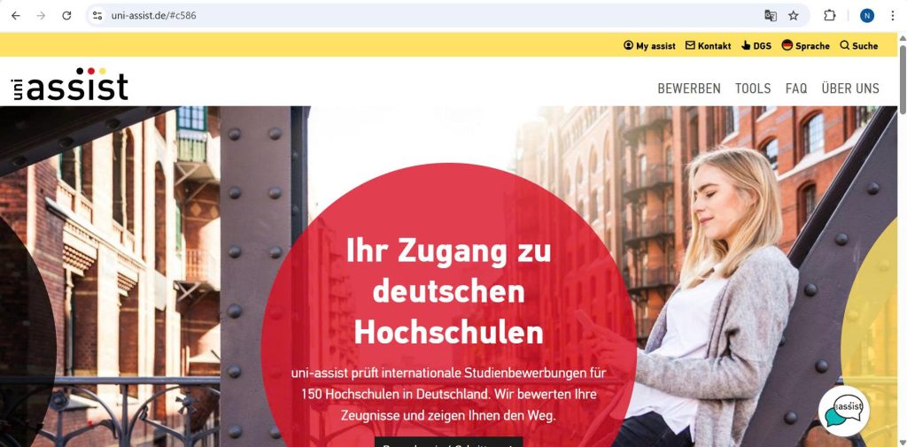 Cổng thông tin chính thức của Uni-assist