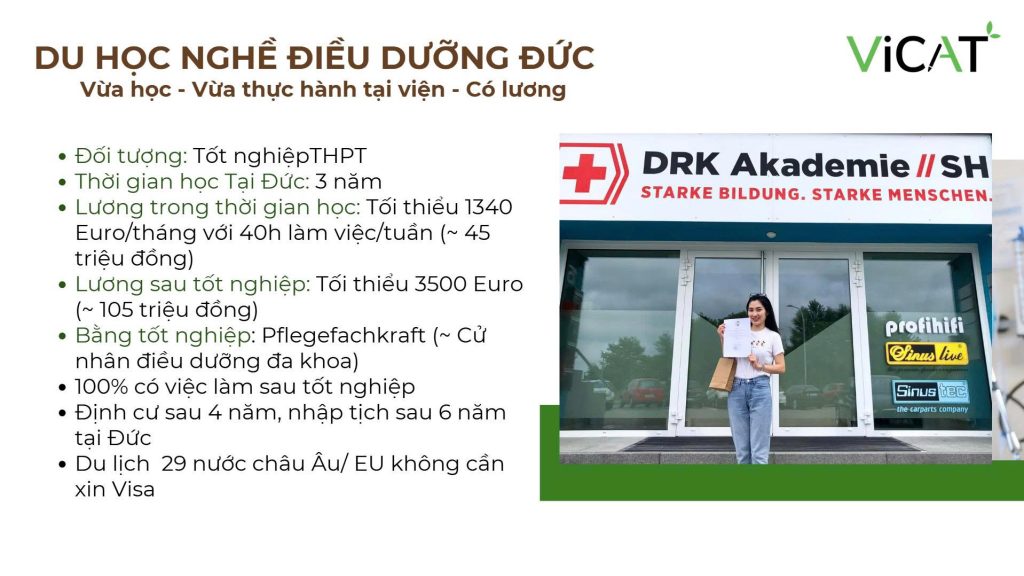 Thông tin về chương trình Du học nghề điều dưỡng Đức