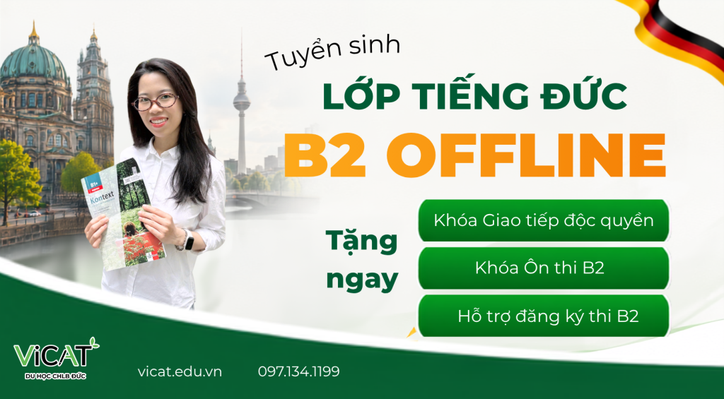Khai giảng Lớp B2 tiếng Đức offline - Ưu đãi đến 11 triệu đồng 1 lop tieng duc B2